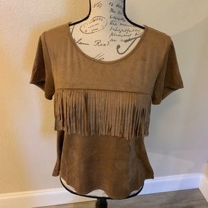 Orange Creek Fringe Top